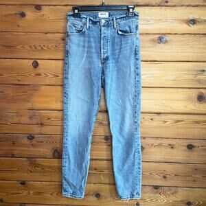 AGOLDE Nico Straight Leg High Rise Slim Denim Jeans size 27